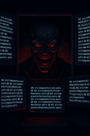 Cartoon avatar of Kilo Code AI with a sinister grin