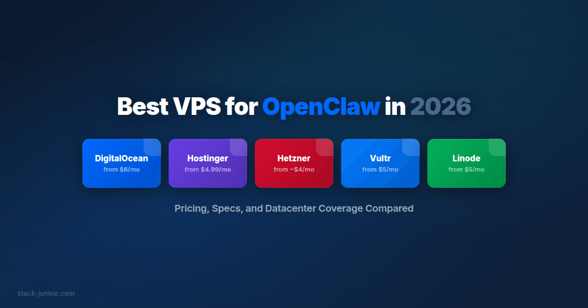 Best VPS for OpenClaw in 2026: 5 Providers Compared